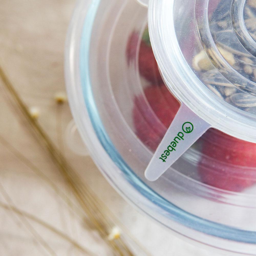 Reusable Silicone Stretch Lids – Set of 6 | Eco-Friendly Food Storage