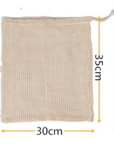 Cotton Drawstring Mesh Bags for Fruits and Vegetables